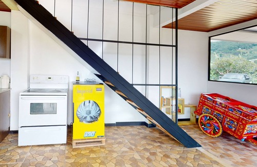 Santa Cruz de Leon Cortes House | Two-story retreat with incredible views, full kitchen, & fireplace