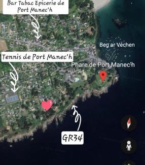 Port-Manech Apartment | Ty Nid d'Amour Ty Matlo