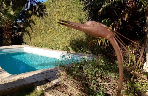 Nissan-lez-Enserune House | Typical Languedoc grape picker house with swimming pool