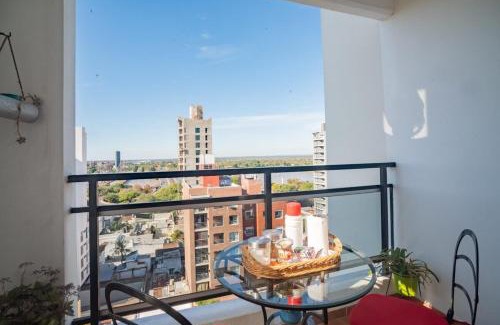 Santa Fe Apartment | Ubicación perfecta con vista al Puente, AC, WIFI