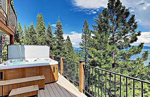 Meeks Bay House | Unforgettable Lake Tahoe cabin with sweeping bay views & EVC