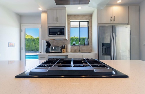Desert Park Estates House | Unforgettable mountain view home, game room, heated pool/spa, fire pit
