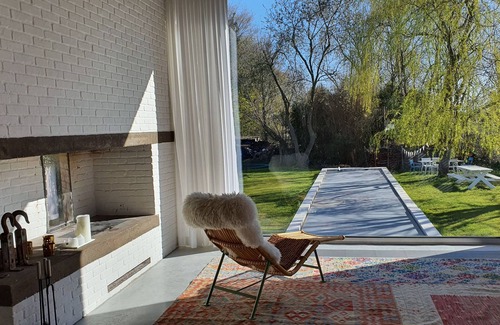 Burcht House | Unieke eco Loft Villa Rustig Gelegen bij Antwerpen met Grote Tuin en 20m Zwembad