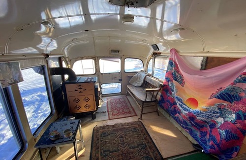 Chatham House | Unique 1962 Vintage Bus in the heart of the White Mountain National Forest