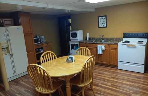Sidney Apartment | Unique 2 Bedroom Suite right on the Town Square