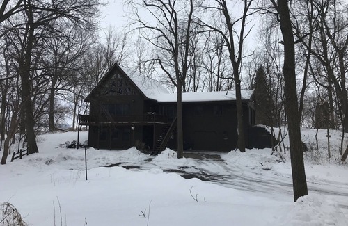 Pepin House | Unique in the Woods Cabin - at the edge of the beautiful village of Pepin, WI.