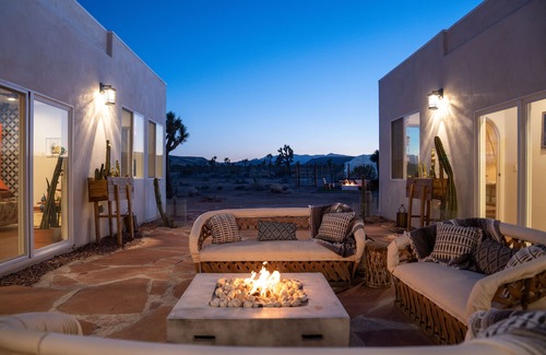 Yucca Valley House | Unique Joshua Tree Eclectic Hacienda, Private Fenced 9 acres + Dog Friendly