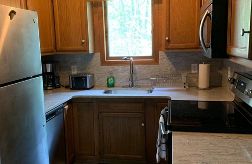 Tunkhannock Township House | Unique Mountain Cottage with Hot tub, Game Room, Central AC