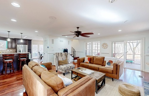 Chester County House | Unique property with retro room, fireplace, hot tub & pool