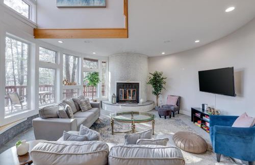 Bushkill House | Unique Roundhouse: Hot Tub-Game Room-FirePit&More!