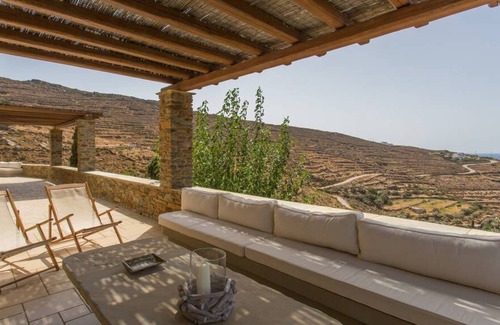 Agios Romanos Villa | Unique view Villa in Tinos