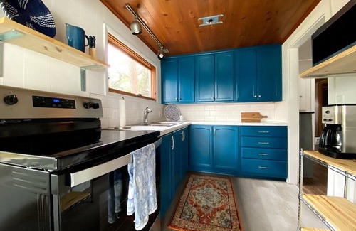 Wild Rose Cabin | Unique Waterfront Property-Modern Amenities Plus Lots of Vintage Charm
