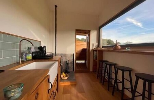 Graffham Cabin | Unique Wooden Cabin with outdoor bath and private field. Sleeps 4