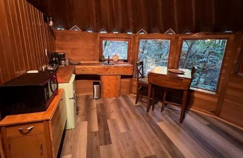 Williams Cabin | Unique Wooden Yurt along Munger Creek.