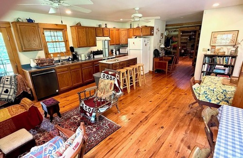 Shepherdsville Cabin | Unique Woodland Haven: Peaceful Historic Cabin with Modern Comforts