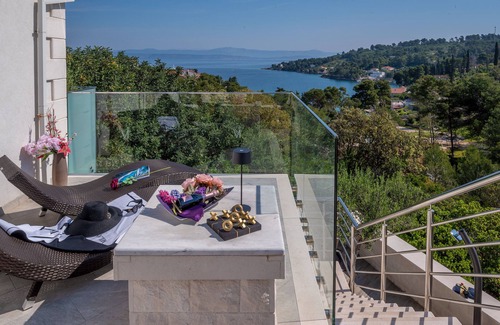 Rogac Villa | * Uniquely designed Villa Ivana Solta Island with Jacuzzi and sea view*