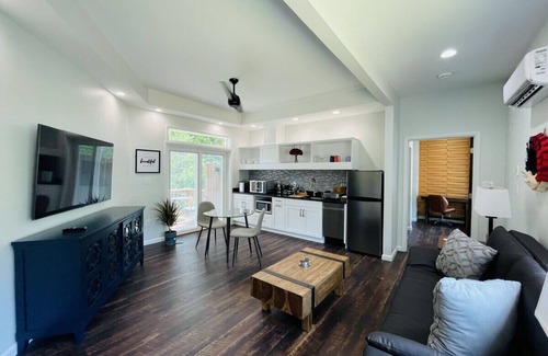 Charlottesville Condo | Unit 3 - Luxury King Suite with Private Balcony