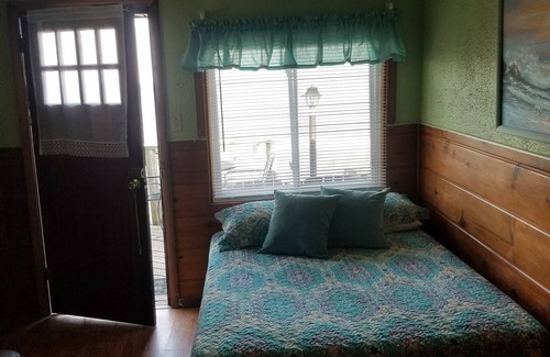 Northeastern Michigan Resort | Unit #3-The Lazy Fish- Stand alone motel room type cabin on the beach!
