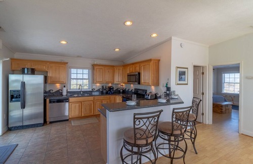 Carova Beach House | Unobstructed ocean views and wild horses all around at Happy Ours!