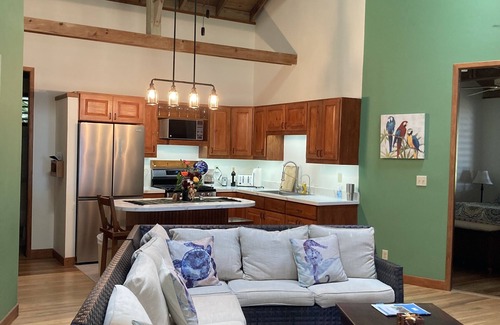 Palmetto Bay House | Unobstructed views, on the beach, steps from pool, dive shop, and restaurant