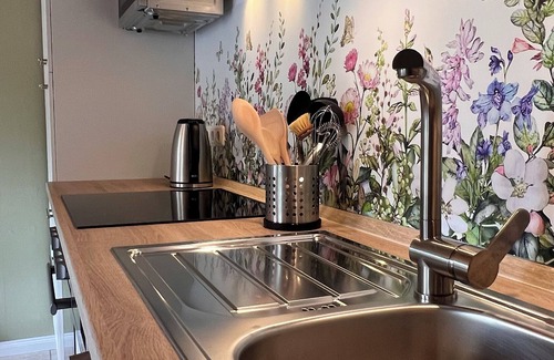 Roggenstede Apartment | Unwind at the swimming pond