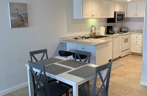 Sunnyside Condo | Updated Condo in Midrise Building. Directly On Beach. Beautiful View!