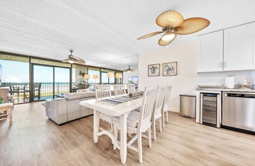 New Smyrna Beach Condo | Updated direct oceanfront condo with large private balcony and a beachfront pool