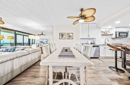 New Smyrna Beach Condo | Updated direct oceanfront condo with large private balcony and a beachfront pool