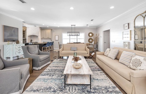 East Beach House | Updated Family Home, Steps to Beach, Private Heated Pool