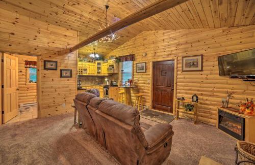 Manistique House | Updated Manistique Log Cabin, Yard and Fire Pit