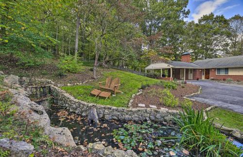 Kingsport House | Updated Ranch-Style Home with Scenic Deck, Pond