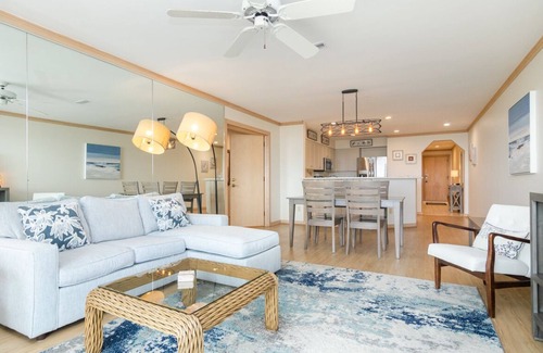 Shell Island Condo | Upgraded Oceanfront 3BR Condo in WrightsvilleDunes