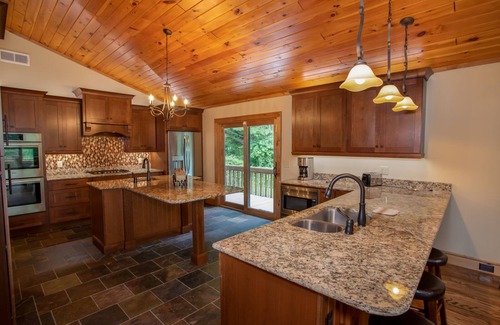Elk Park House | Upper House with Popcorn Machine & Theater Room