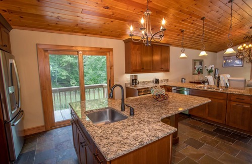 Elk Park House | Upper House with Popcorn Machine & Theater Room