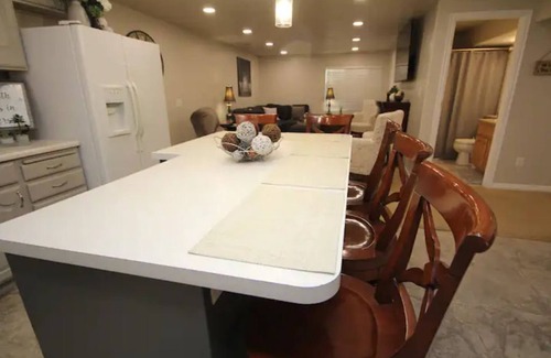 West Jordan House | Upscale 2-bedroom with onsite parking.