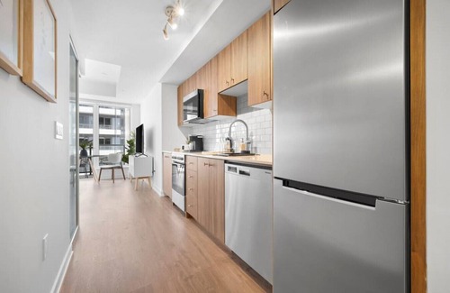 Kitchener Apartment | Upscale Condo Steps from DTK