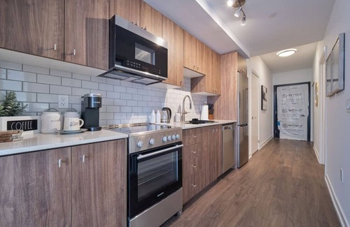 Kitchener Apartment | Upscale Condo Steps from DTK
