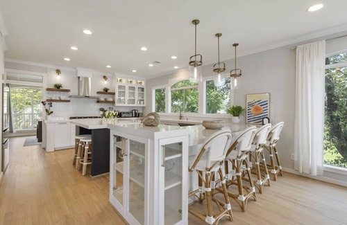 Montgomery House | Upscale Lakefront Oasis – Pool, Hot Tub, Balcony, Game Room & More