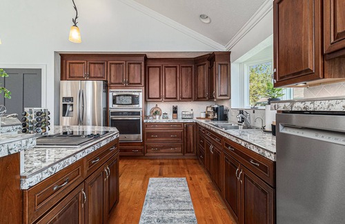 Silver Lake House | Upscale Lakefront Oasis: Private Dock, Dune Views, Firepit!