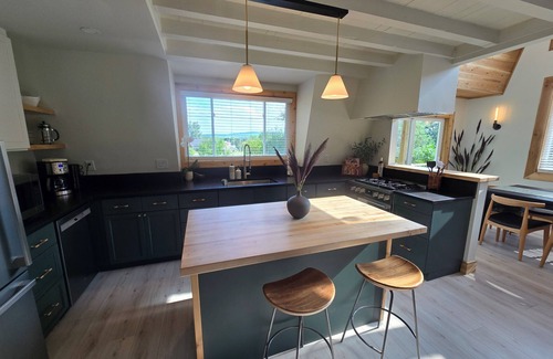Boyne Falls House | Upscale Renovated A-Frame with Views, Trails & Easy Access to Skiing & Beaches!