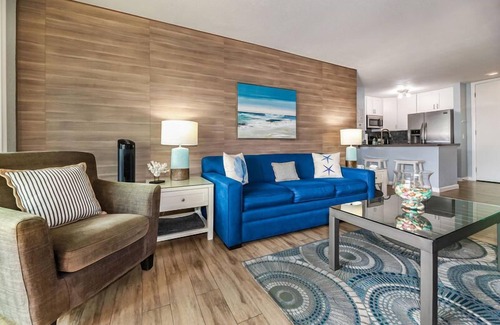 Oceanside Condo | Upscale renovated condo-Ocean view and steps to the beach! -C112 North Coast Village