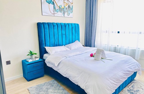 Syokimau Bed & Breakfast | Urban Homes-Two Bedroom Near JKIA with pool, Gym, and Wi-Fi