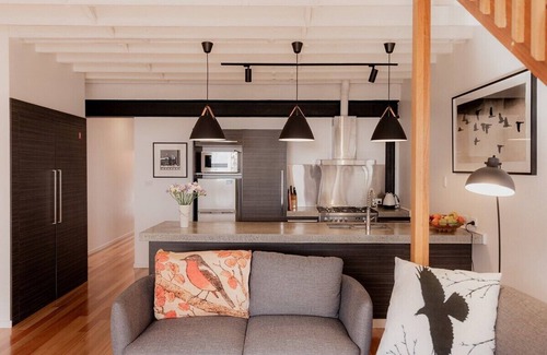 West Hobart Apartment | Urban Warehouse Retreat in West Hobart