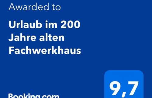 Lichtenhain House | Urlaub im 200 Jahre alten Fachwerkhaus