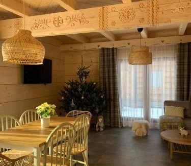 Czarny Dunajec Ski Chalet | Uroczy drewniany domek - Domki pod Brzegiem