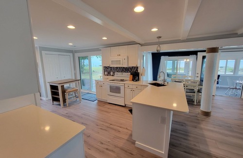 Dames Quarter House | Promise Point, Bay Front home with dock 3BR 2BA surrounded by water