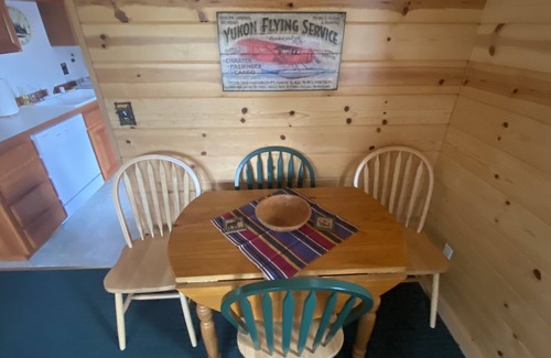 McKinley Park House | Log House on Denali Airstrip at Mile Post 229.5 of the Parks Highway.