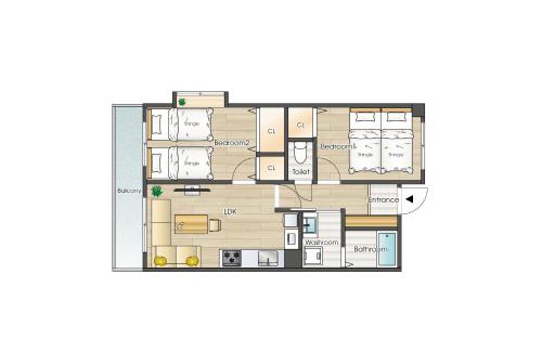 Kitakyushu Apartment | Ushamy's KOKURA STAY No 01