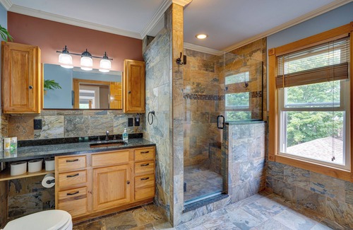Utica House | Utica Vacation Rental: Gas Grill & Spacious Yard!