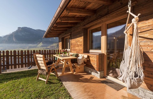 Ramsau im Zillertal Condo | Vacation apartment with mountain view, private sauna, 25 sqm terrace, pets welcome